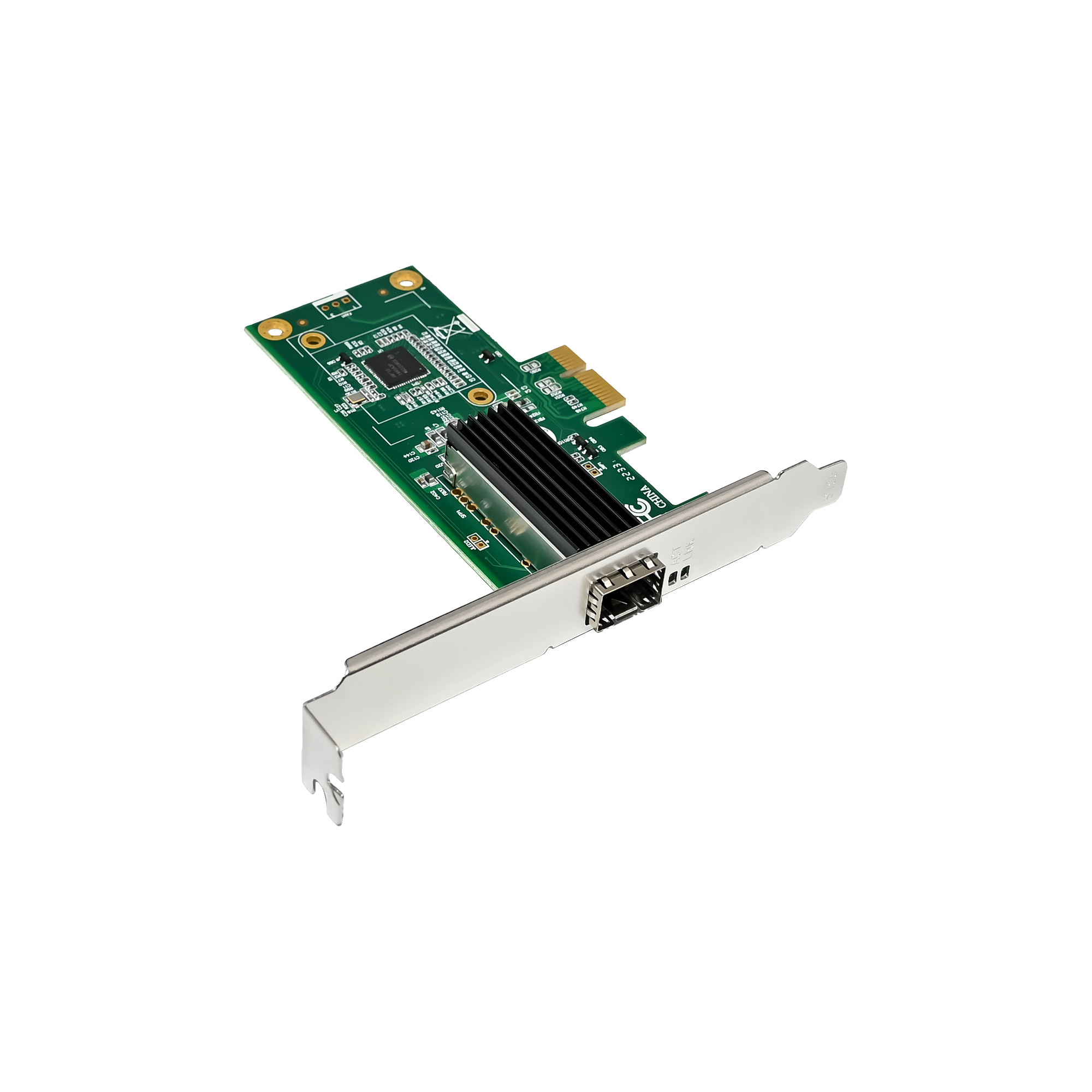 InLine® Gigabit Netzwerkkarte, 1x SFP, PCIe x1, inkl. low profile Slotblech