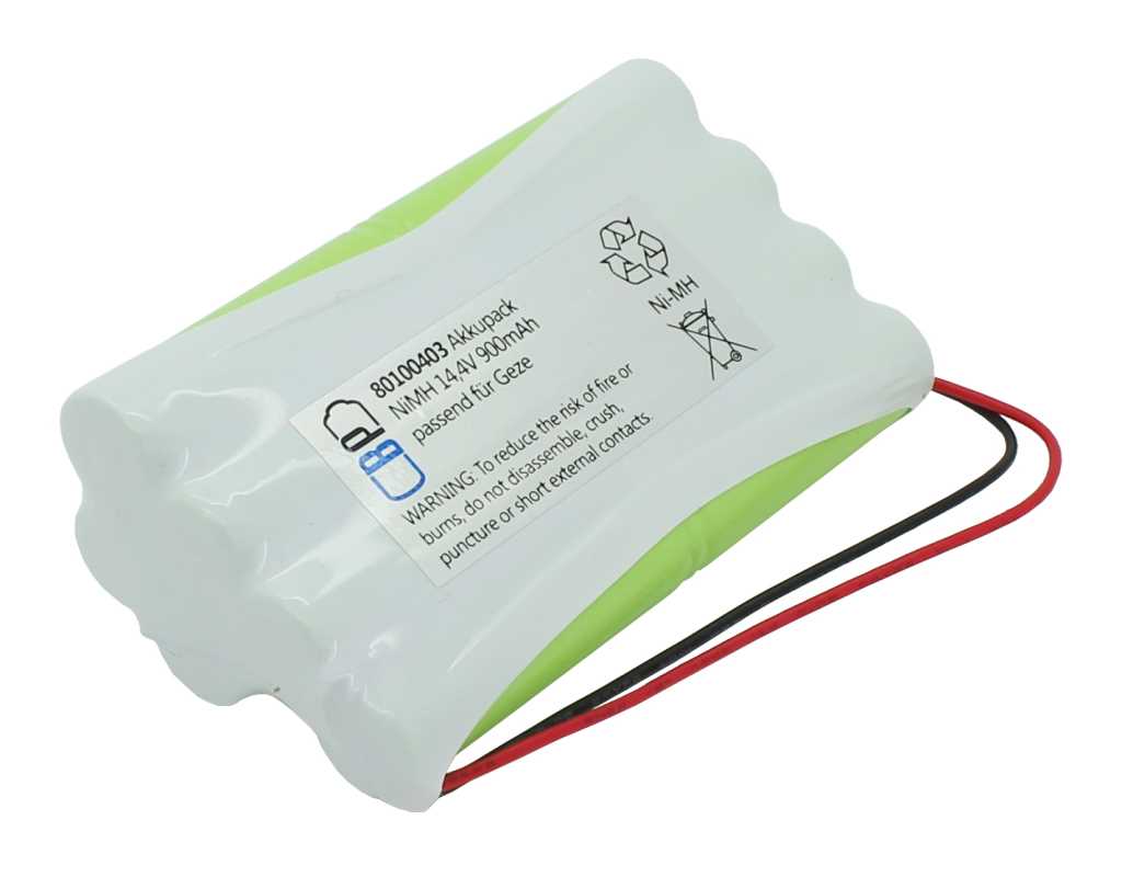 Akku für Türsteuerung NiMH 14,4V 900mAh passend für Geze Akku für Türsteuerung NiMH 14,4V 900mAh passend für Geze