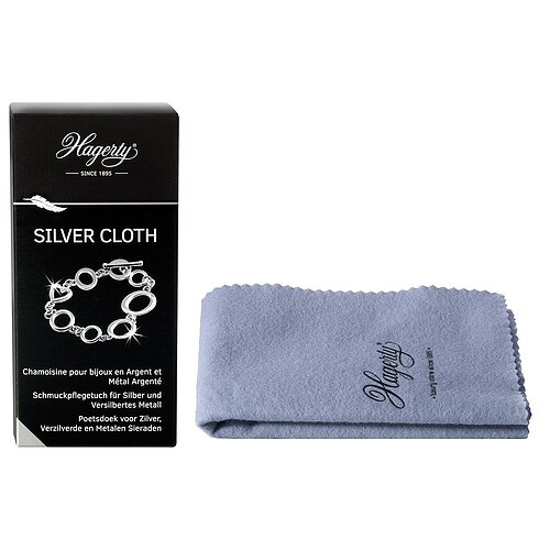12x Hagerty - Schmuckpflegtetuch für Silber- 36x30cm