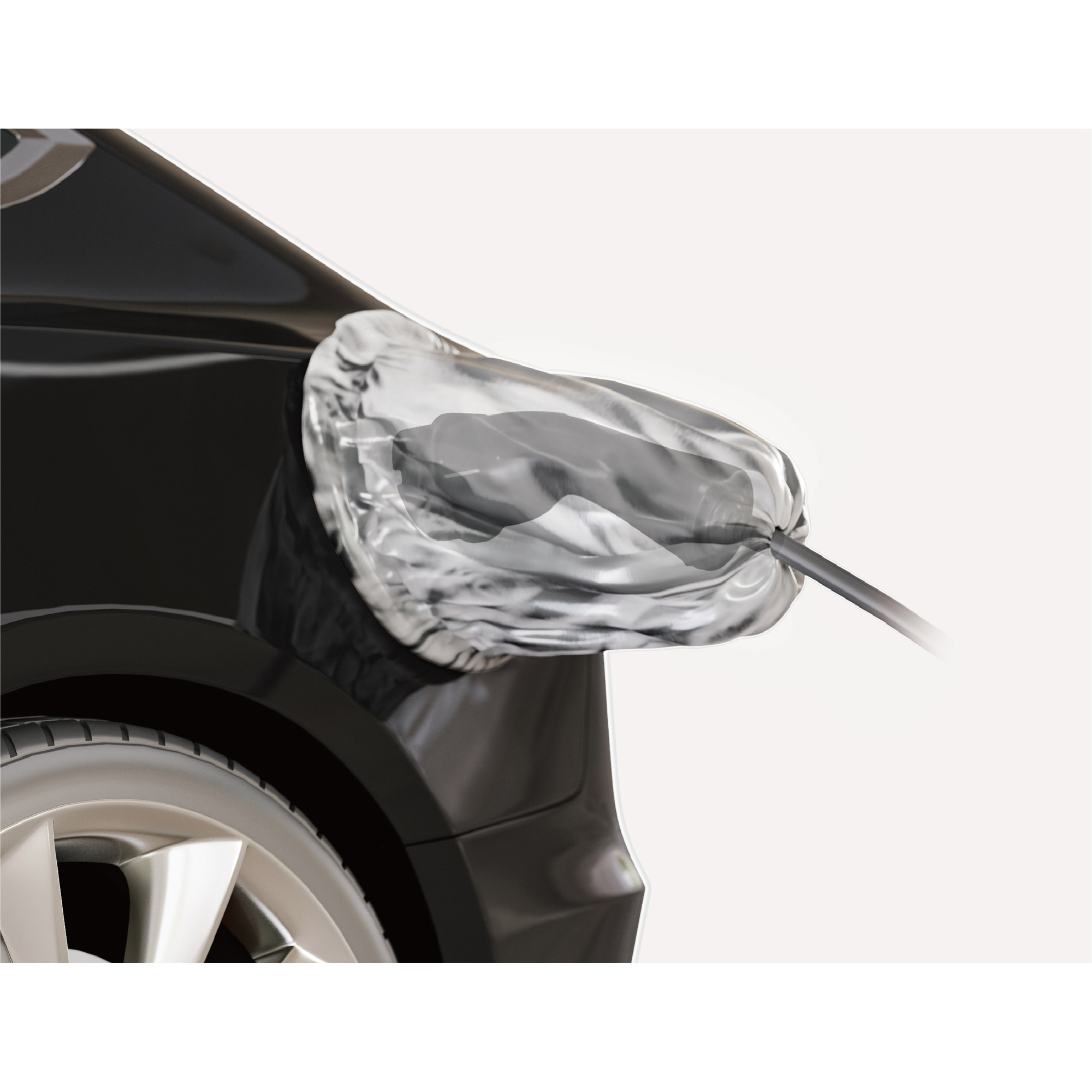 Inline® Universal Wallbox-Standfuß mit EV-Ladekabel Halterung, schwarz