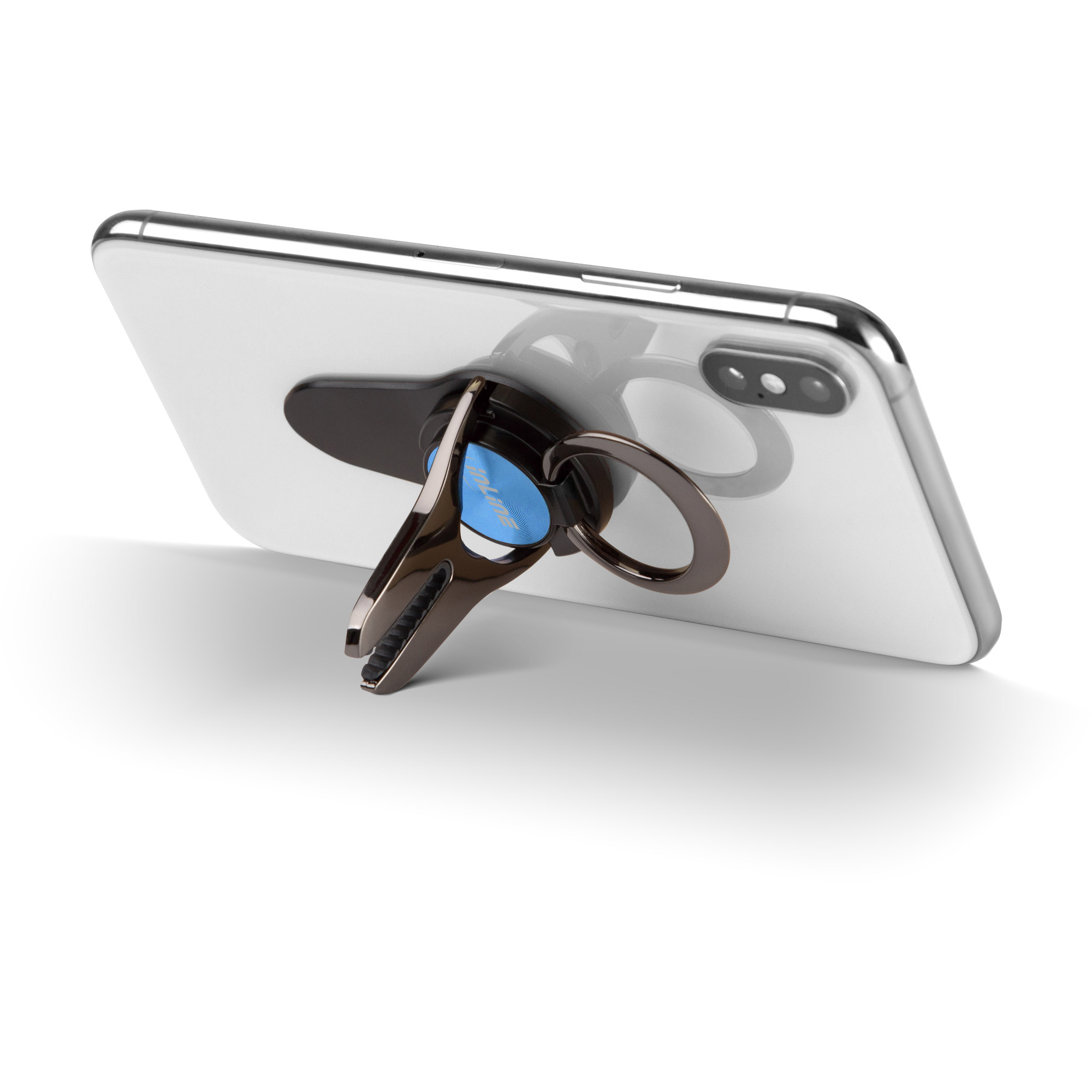 Inline® Smartphone 3in1 Smartclip, blau