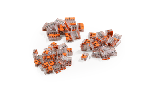 Klemmen-Set WAGO 61-teilig, 27x 221-412, 20x 221-413, 14x 221-415