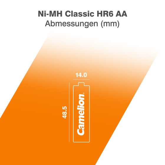 Camelion NiMH AA Mignon 2300mAh HR6 Classic Akku