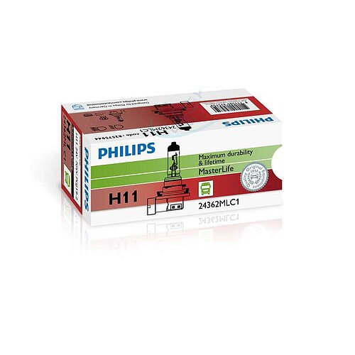 H11 24V 70W PGj19-2 MasterLife C1 1St. Philips