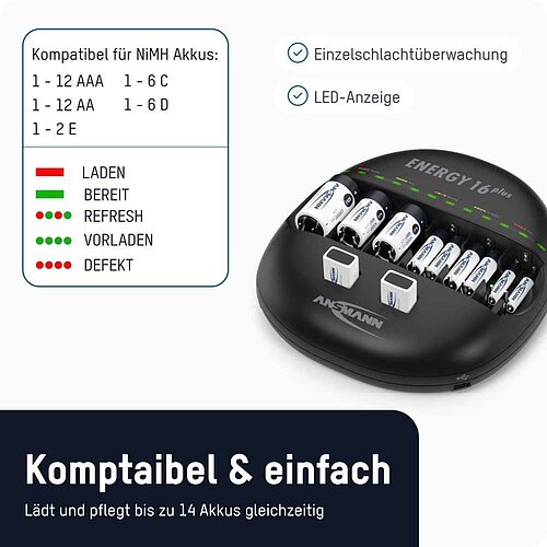 Ansmann Energy 16plus 1001-0004 Ansmann Energy 16plus 1001-0004
