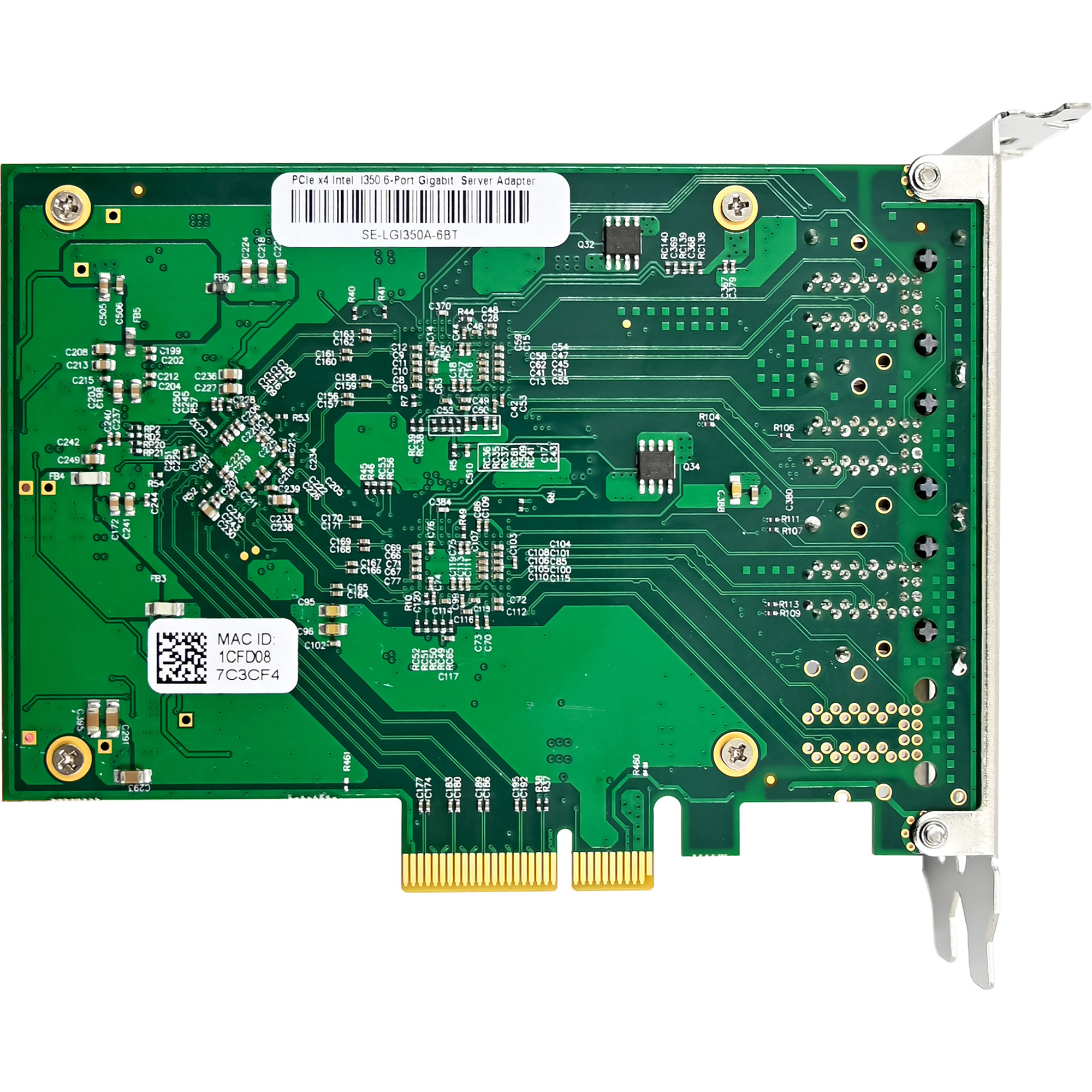 InLine® 6-fach Gigabit Netzwerkkarte, 6x RJ45 1 Gb/s, PCIe x4