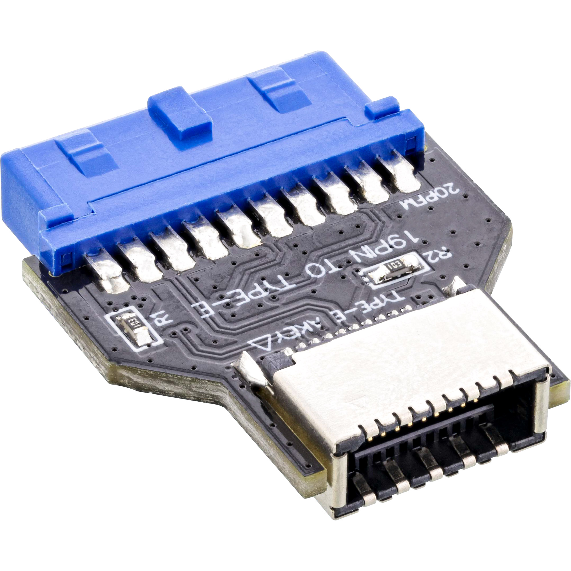 Inline® USB 3.0 Mainboard zu USB 3.2 Typ-E Key-A Adapter intern Inline® USB 3.0 Mainboard zu USB 3.2 Typ-E Key-A Adapter intern