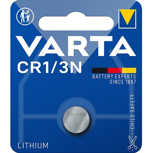 1x Varta CR1/3N CR11108 Lithium 3V Batterie