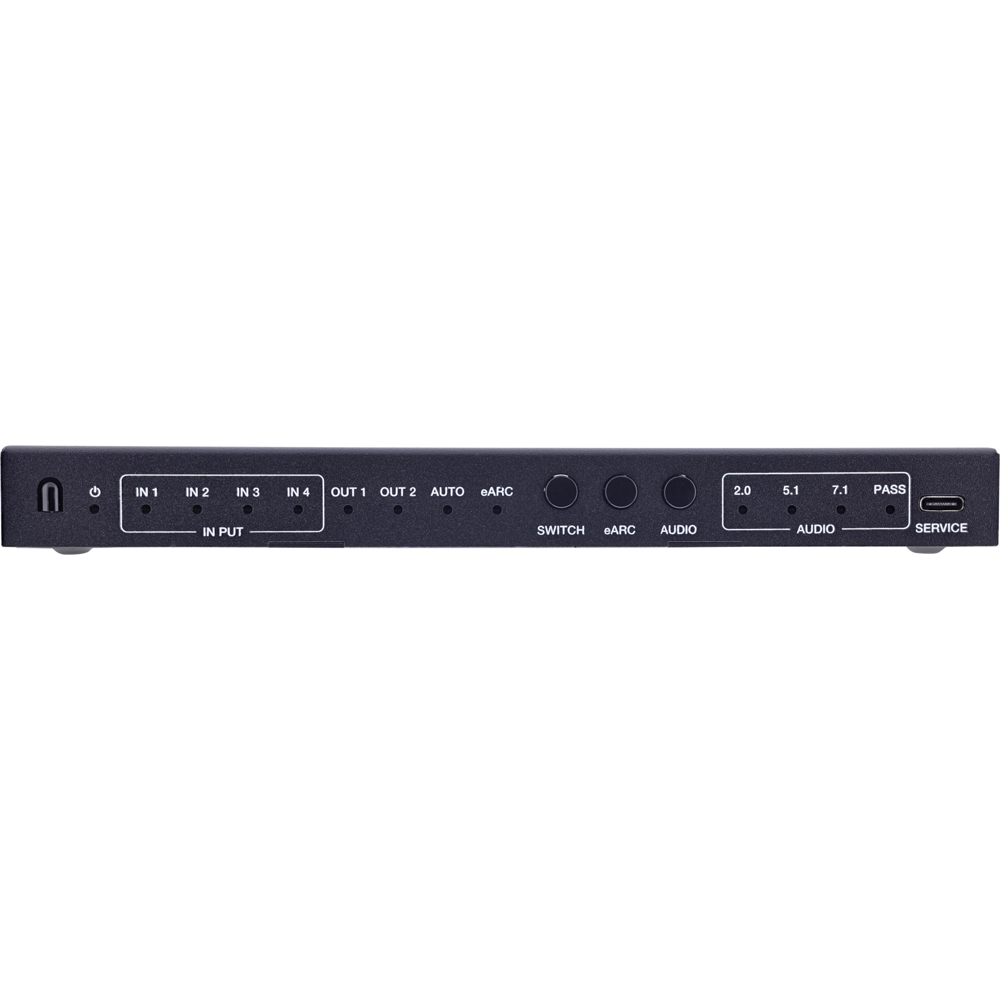 InLine® HDMI Switch, 4-fach, 48Gb/s, 8K@60Hz, mit Audio-Auskopplung