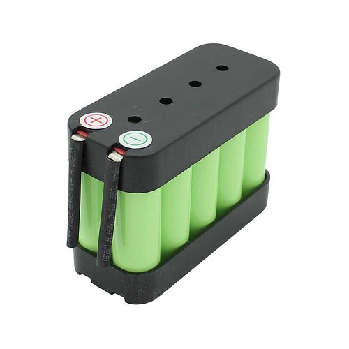 Akkupack NiMH 12,0V 800mAh mit Lötfahnen und Abdeckkappen ersetzt Simon NC-2406-LÖ