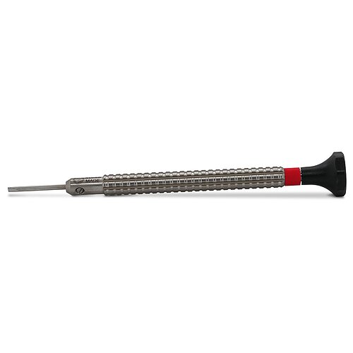 Bergeon - Uhrmacher Schraubendreher 7965-120 Schlitz 1,2mm Rot