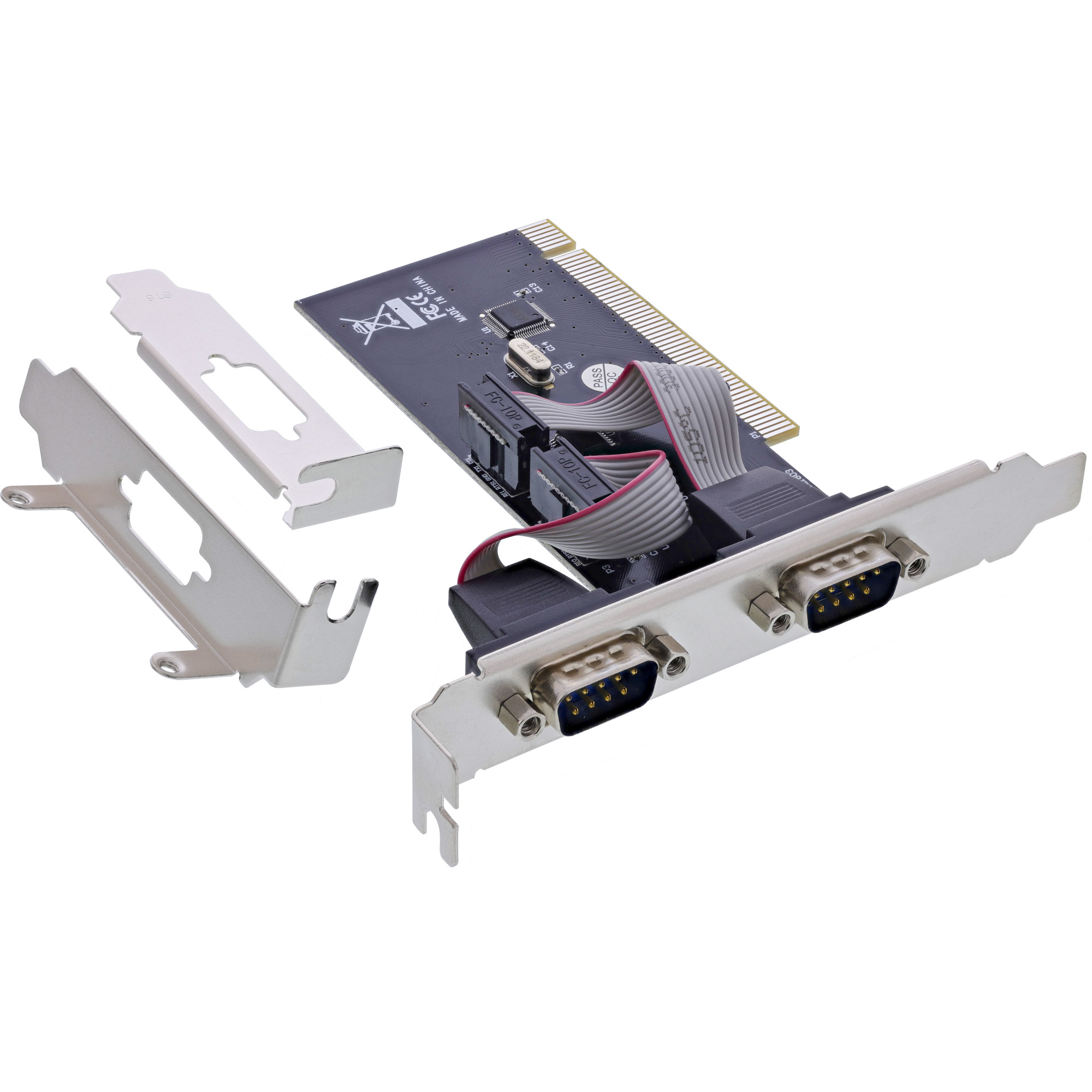 InLine® Schnittstellenkarte, 2x 9pol seriell, PCI