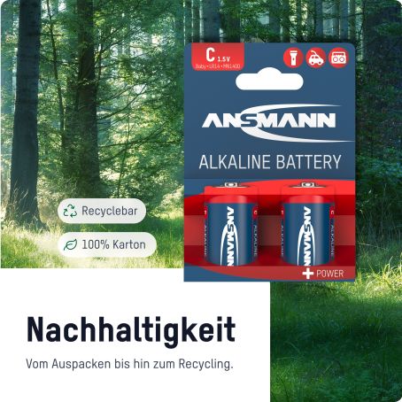 5x2 - Ansmann Red Baby C LR14 Alkaline 5x2 - Ansmann Red Baby C LR14 Alkaline