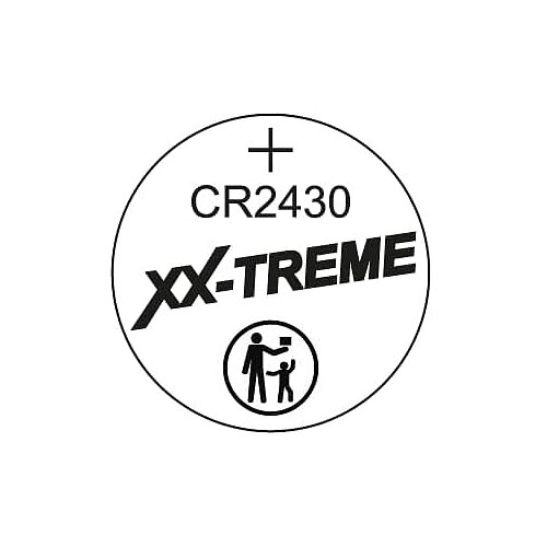 XX-treme CR2430 Lithium Knopfzelle 3V 1 Batterie XX-treme CR2430 Lithium Knopfzelle 3V 1 Batterie