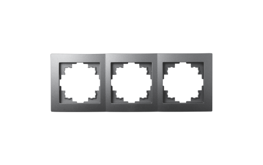 Rahmen McPower ''Flair'', 3-fach, anthrazit Rahmen McPower ''Flair'', 3-fach, anthrazit