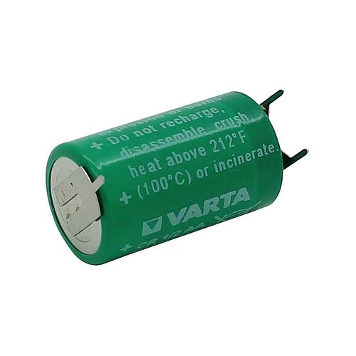 Varta 6127 CR1/2AA 3V mit Printanschluß +-- 7,6mm Varta 6127 CR1/2AA 3V mit Printanschluß +-- 7,6mm