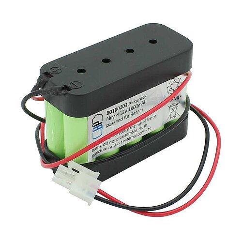 Akku für Türsteuerung NiMH 12V 1600mAh passend für Besam