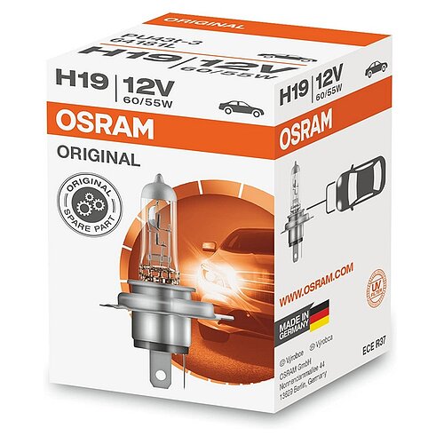 OSRAM H19 12V 60/55W PU43t-1 LongLife 1 Stück
