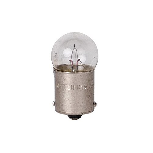 Glühlampe M-TECH R5W G18 BA15s 5W CLEAR 24V