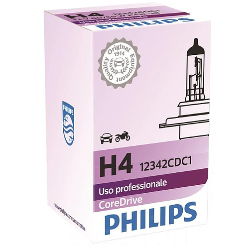 Philips H4 12V 60/55W P43t-38 CoreDrive +30% 1 Stück