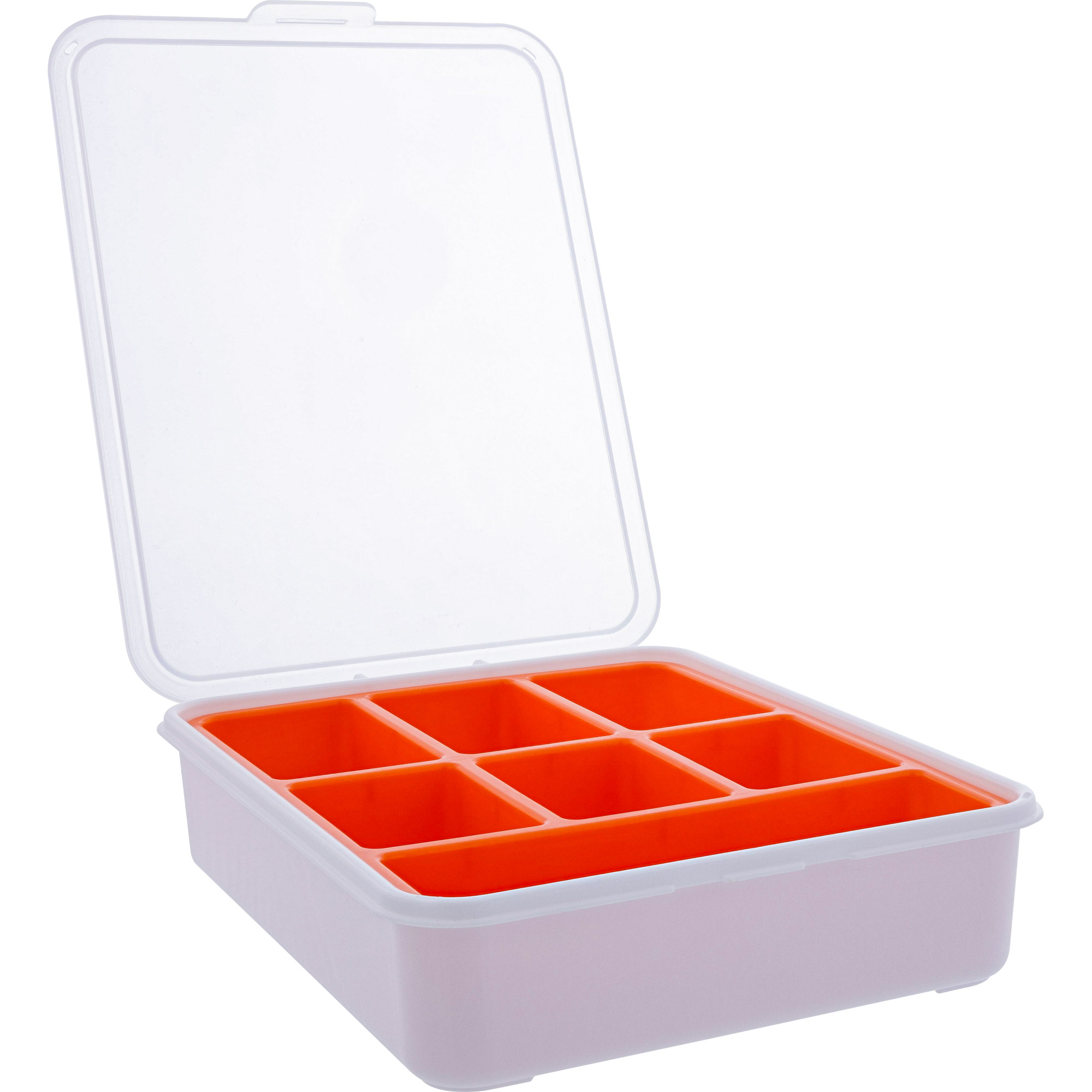 InLine® Kleinteilebox, 7 Fächer, Abmessungen: 180x140x40mm, orange InLine® Kleinteilebox, 7 Fächer, Abmessungen: 180x140x40mm, orange