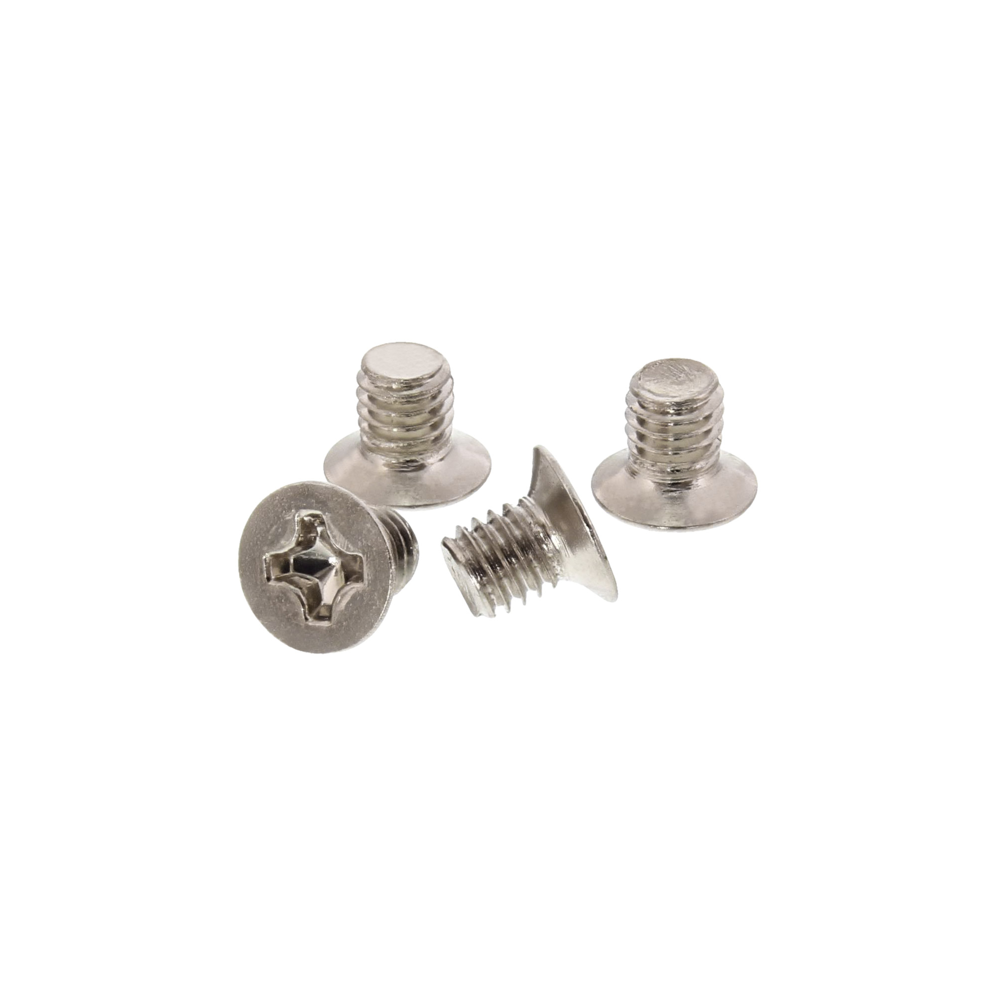Inline® Schraubenset, f. 2,5" HDD/SSD, 3mm, flacher Senkkopf, silber 100er Pack