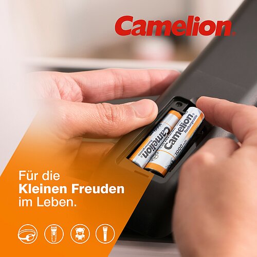 2x Camelion NiMH AAA Micro 800mAh HR03 Classic Akku 2x Camelion NiMH AAA Micro 800mAh HR03 Classic Akku