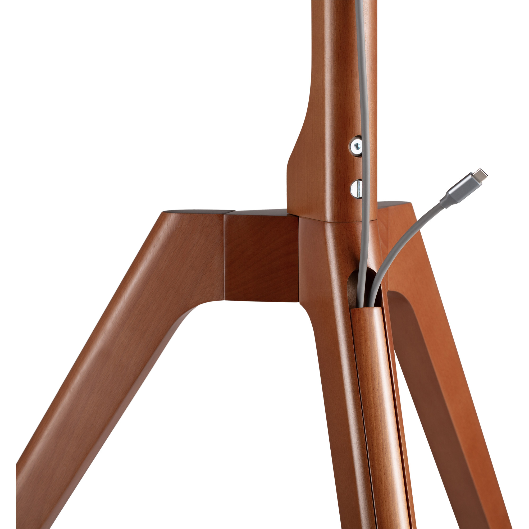 Inline® woodstand TV-Standfuß, Dreibein, für LED-TV 45"-65" (114-165cm)