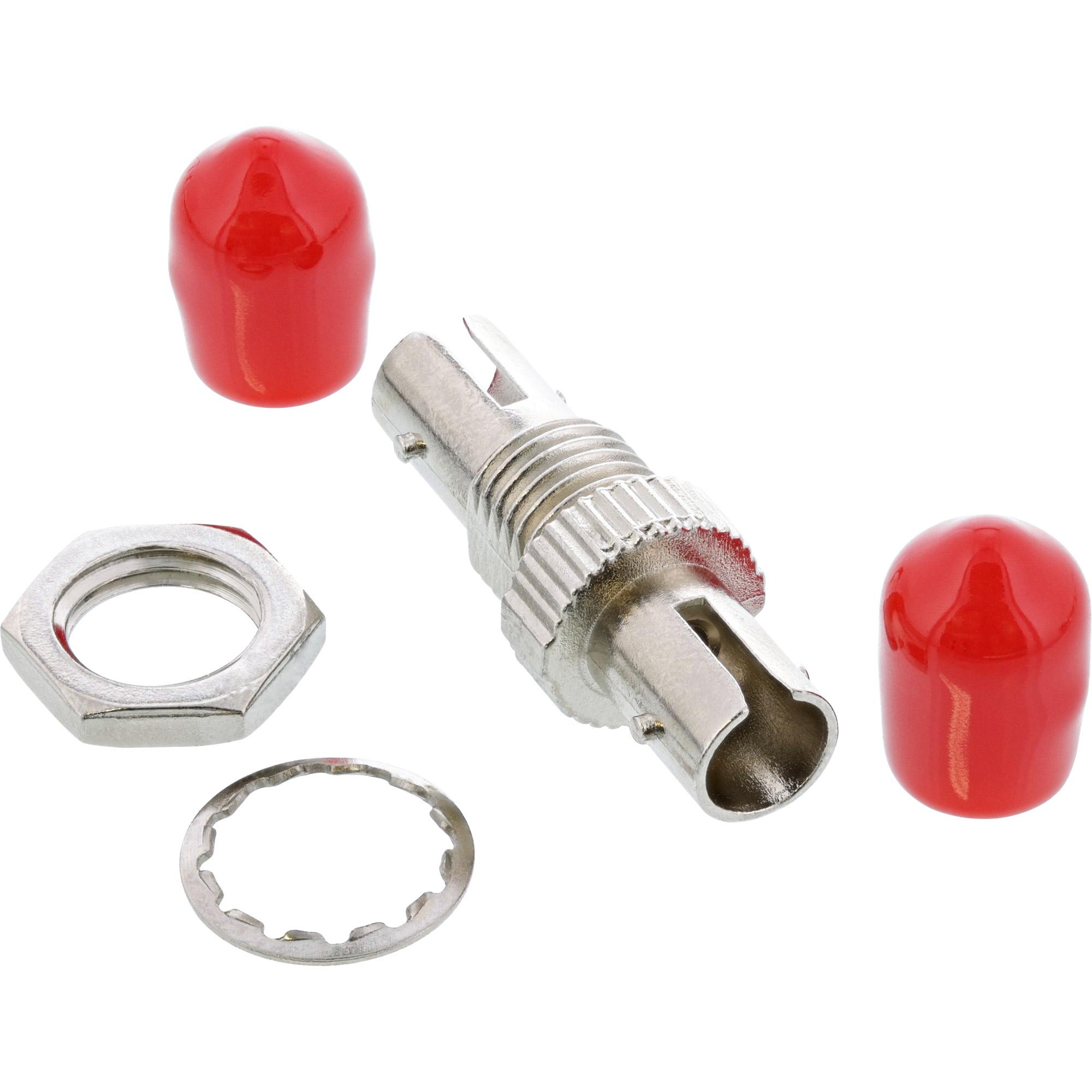 Inline® LWL Kupplung, Simplex ST/ST, Multimode, Keramik-Hülse