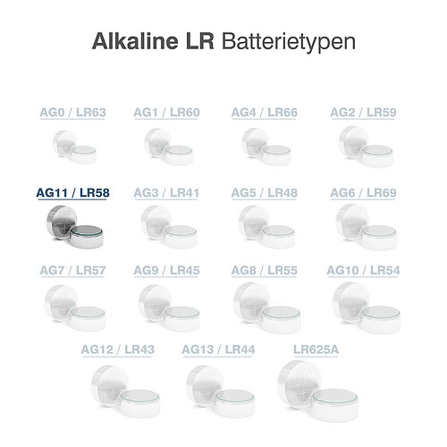 100x Camelion AG11 LR58 LR721 362 1.5V - Alkaline Knopfzelle