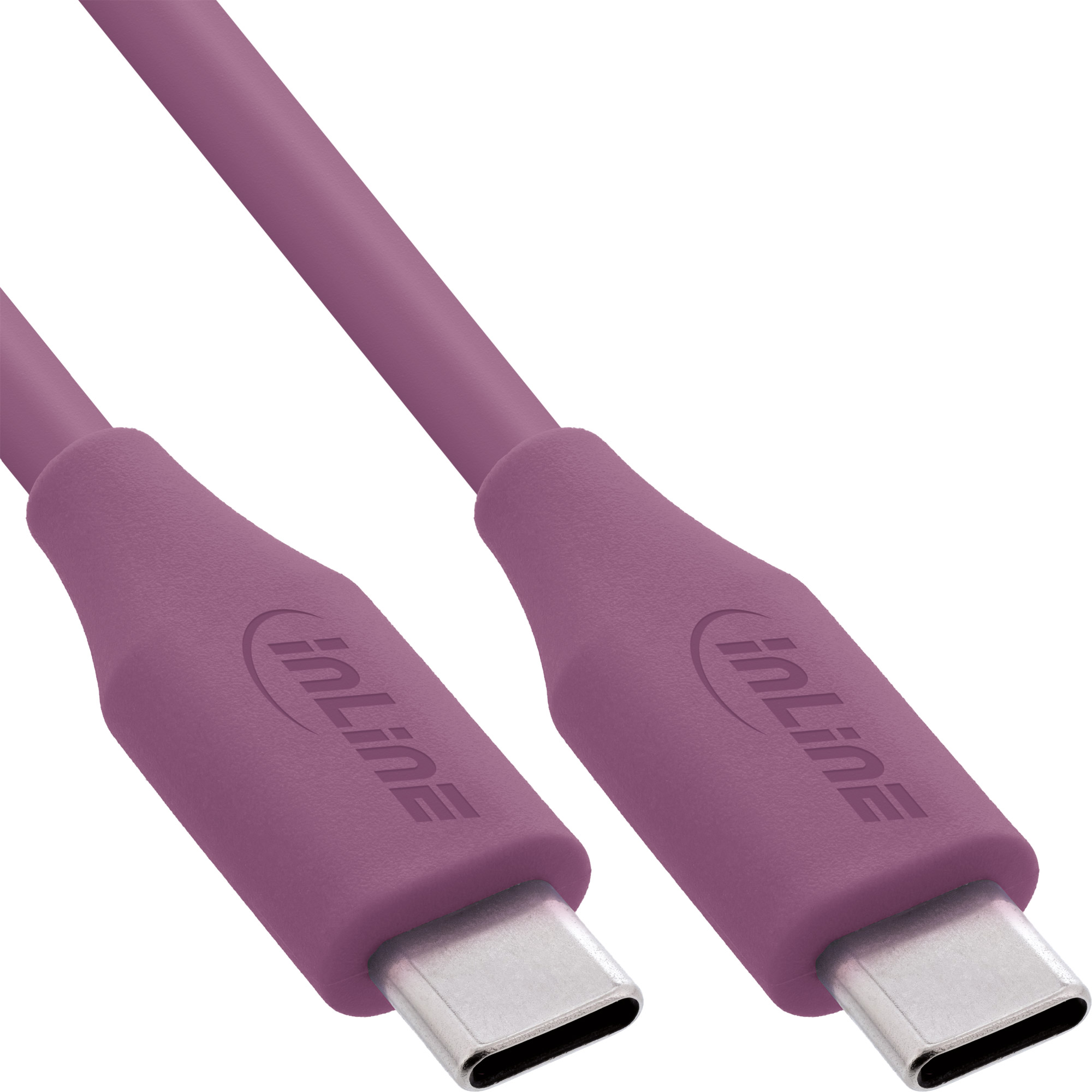 InLine® "Colour your Charge" USB-C Schnellladekabel 100W Violett 1m InLine® "Colour your Charge" USB-C Schnellladekabel 100W Violett 1m
