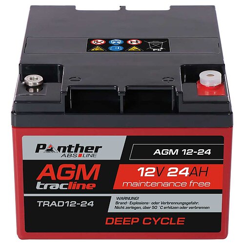 Panther tracline AGM Deep Cycle 12V 24Ah Panther tracline AGM Deep Cycle 12V 24Ah