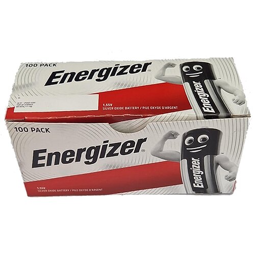 100x Energizer SR44 357 / 303 MultiDrain Silberoxid Batterie 1,55V 