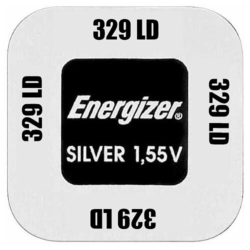 SR731SW 329 Silberoxid Batterie Energizer 1,55 V
