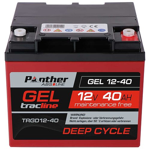 Panther tracline Gel Deep Cycle 12V 40Ah