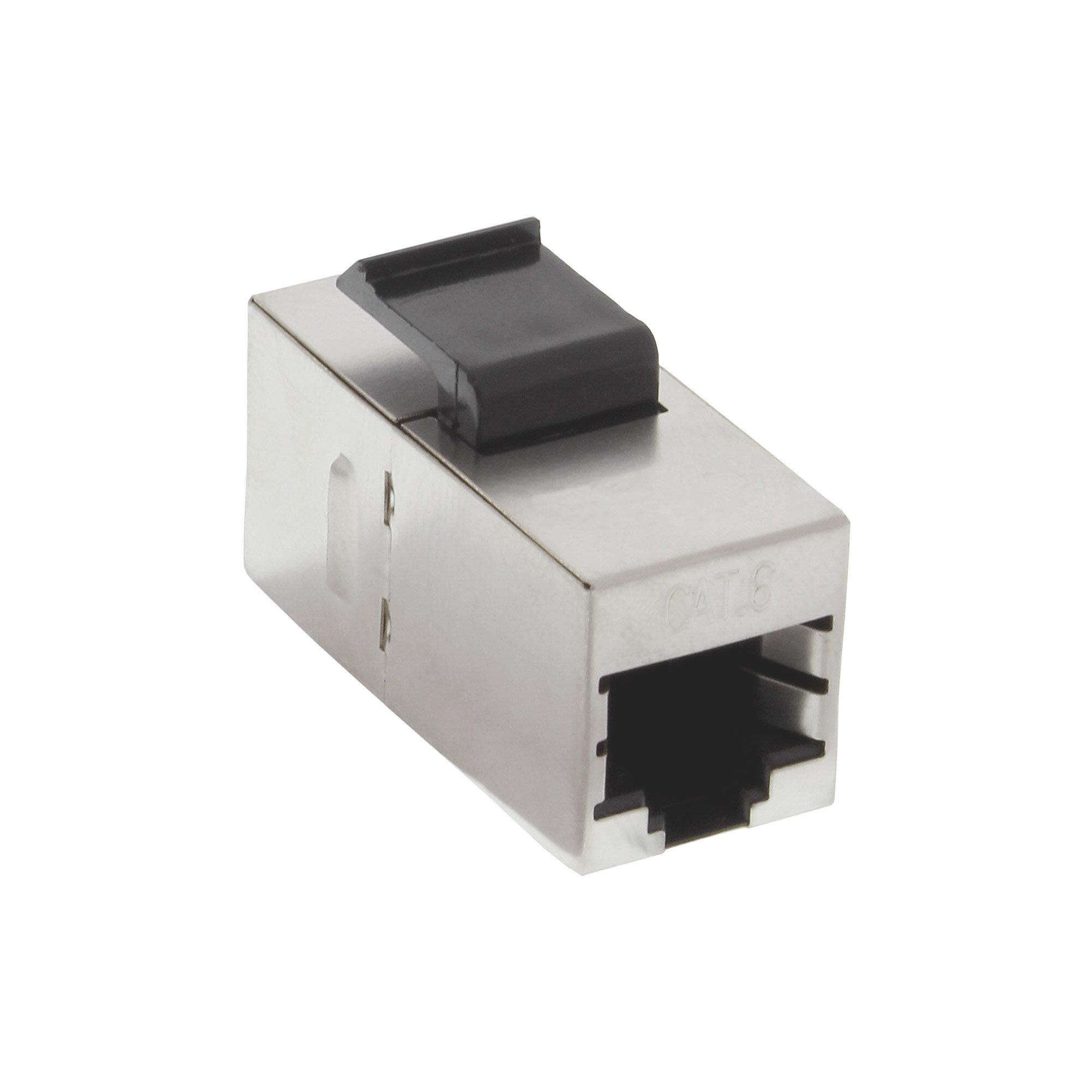 Inline® RJ45 Buchse / Buchse Einsatz, SNAP-In, Cat.6 STP