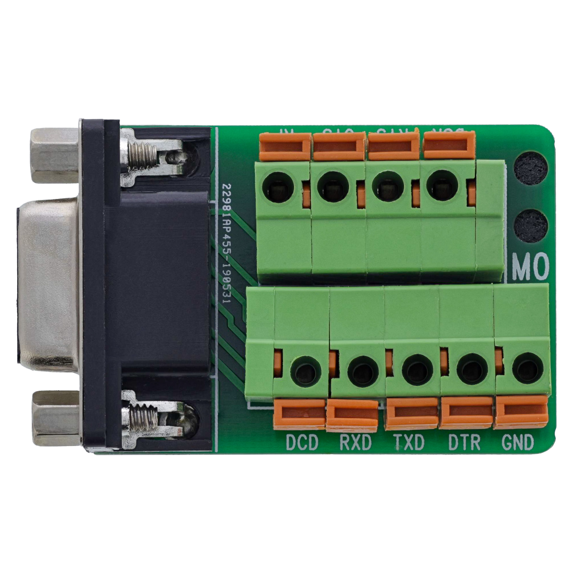 InLine® Terminalblock D-Sub 9 Buchse, Federklemme, Schraubsicherung