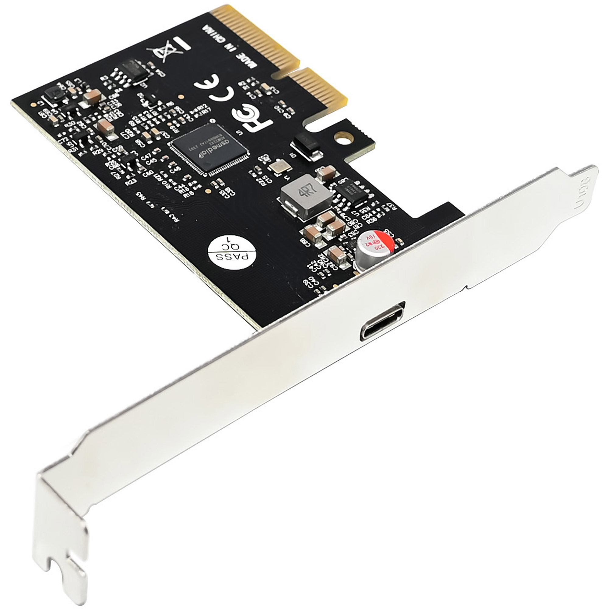 InLine® Schnittstellenkarte, PCIe x4, 1x USB-C Buchse, USB 3.2 Gen.2x2