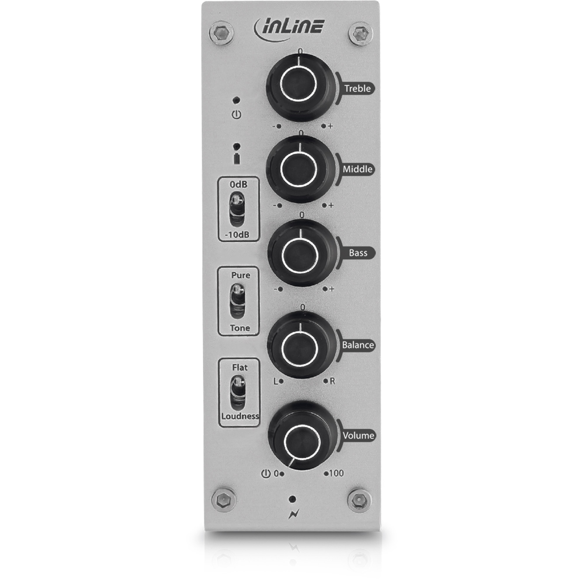 InLine AmpEQ mobile, Hi-Res AUDIO Kopfhörer-Verstärker und Equalizer, mit Akku