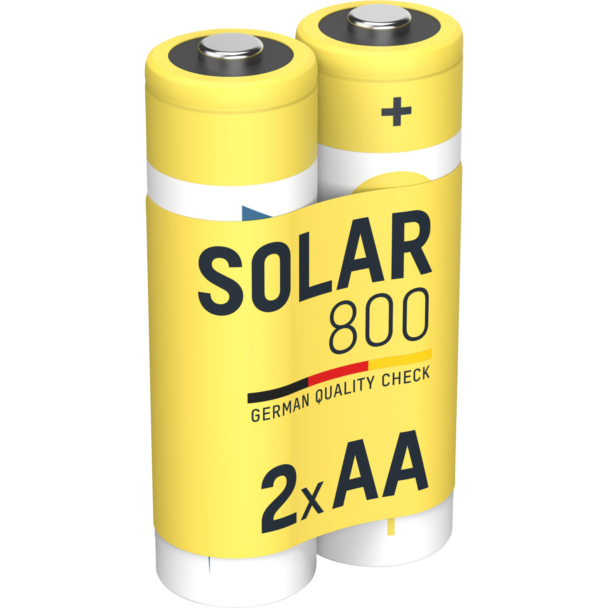 2x Ansmann NiMH AA Mignon 800mAh HR6 Akku für Solar - 2er Verpackung