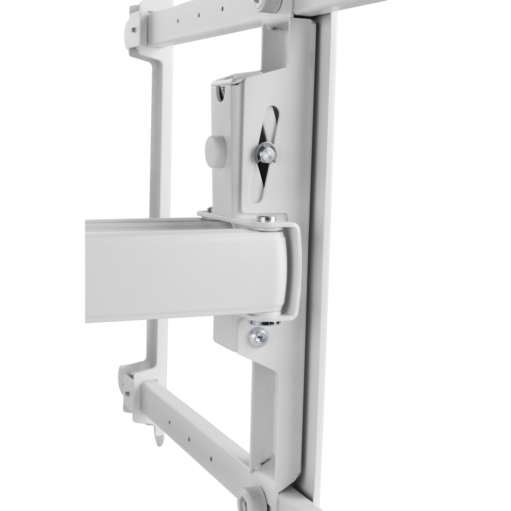 Inline® Premium Aluminium Wandhalterung, für Flach-TV (37-80"), weiß