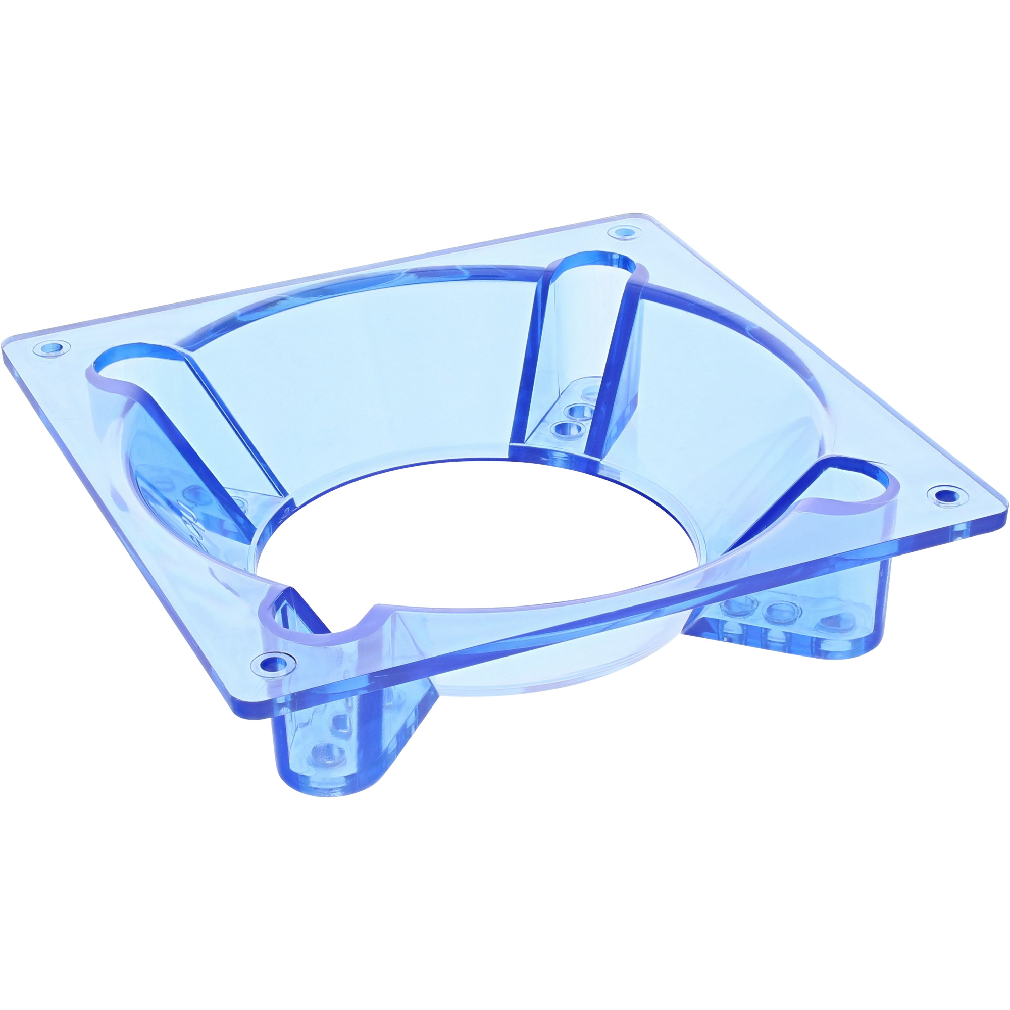 Inline® Lüfteradapter, 120mm auf 70/80/90mm, für CPU-Kühler, Acryl
